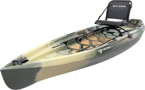 NuCanoe Unlimited Sit-on-Top Fishing/Hunting Kayak (Pivot Pedal Drive/EPS Trolling Motor Compatible)