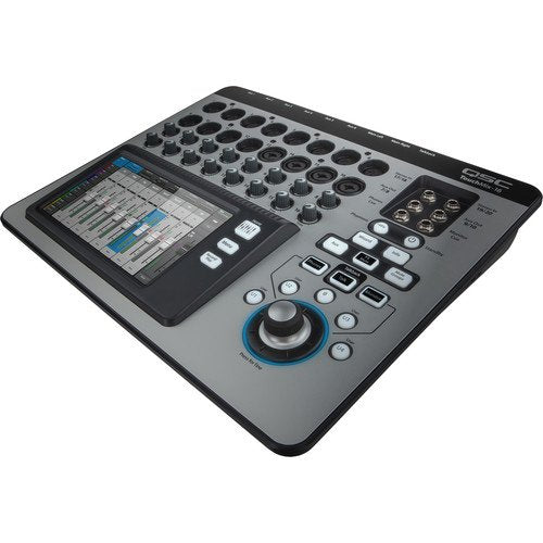 QSC TouchMix-16 Compact Digital Mixer with Watertight Road Case Kit