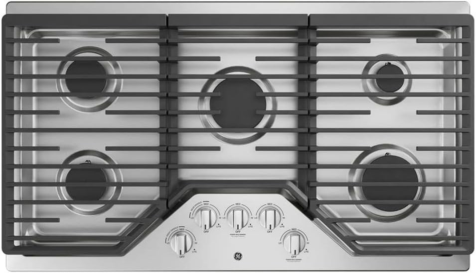 GE 36-Inch Built-in Gas Cooktop JGP5036SLSS