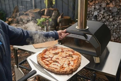 Ooni Karu 2 Pro Multi-Fuel Pizza Oven – Wood and Gas Outdoor Pizza Oven with Pizza Stone & Integrated Thermometer, Pizza Oven Outdoor, Dual Fuel 16 Inch Pizza Maker, Outdoor Cooking Grill